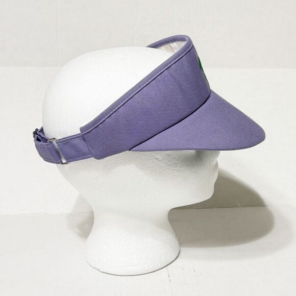 PUKALANI COUNTRY CLUB MAUI HAWAII Visor Hat Purple Vtg Made in USA Clean! - Picture 4 of 7